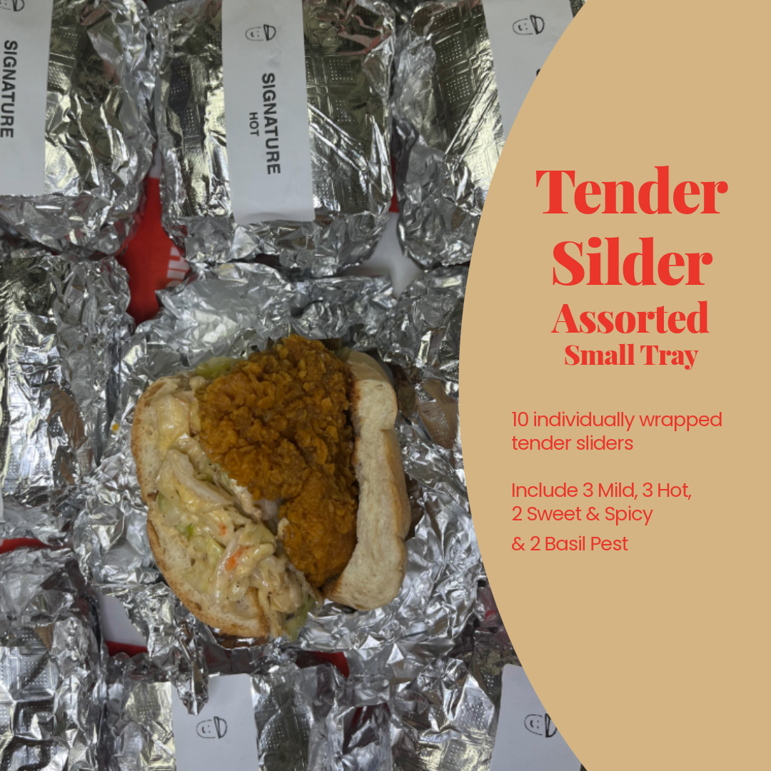 Catering-Tender Slider Assorted Small Tray