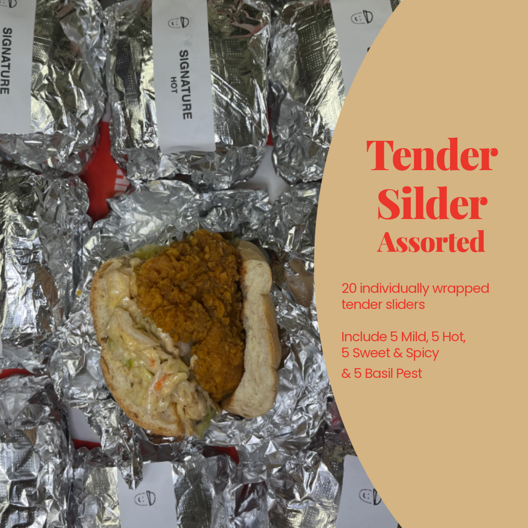 Catering-Tender Slider Assorted Tray