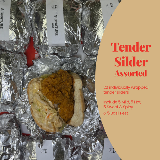 Catering-Tender Slider Assorted Tray