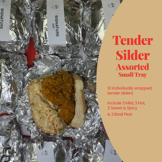 Catering-Tender Slider Assorted Small Tray