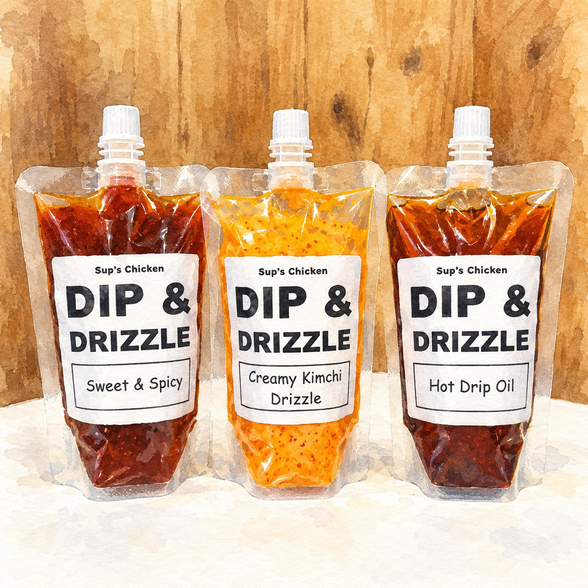 Dip & Drizzle The Spicy Trio